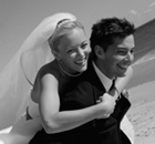 Couple getting married